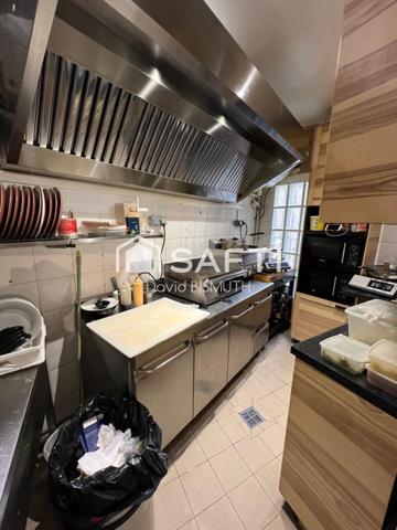 FONDS DE COMMERCE RESTAURANT 70 m2 SANS EXTRACTION 40 COUVERTS INTERIEUR 18 PLACES EN TERRASSE PARIS 17 AVENUE DE VILLIERS