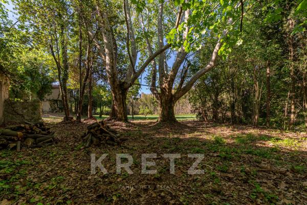 Propriété sur un terrain constructible de 3.500m² en coeur de ville