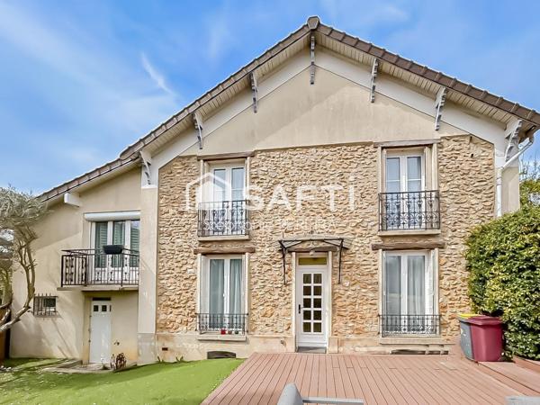 Belle meulière dans le Bourg de Montévrain