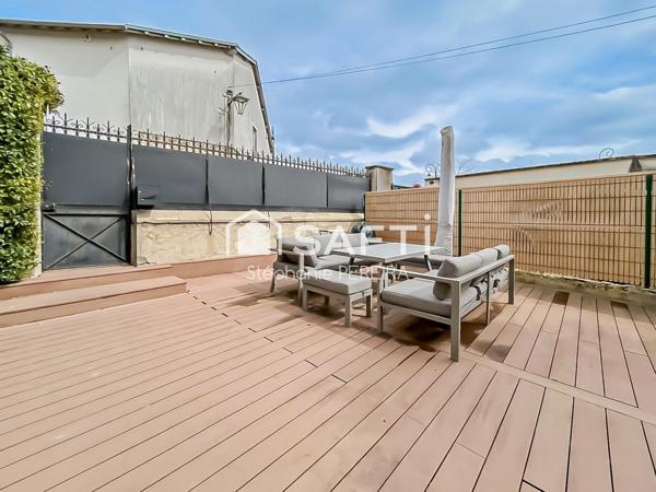 Belle meulière dans le Bourg de Montévrain