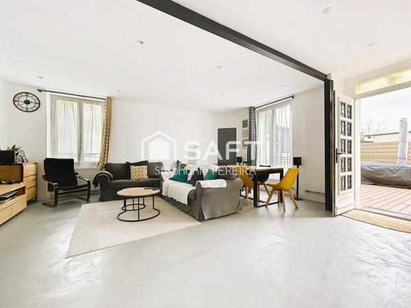 Belle meulière dans le Bourg de Montévrain