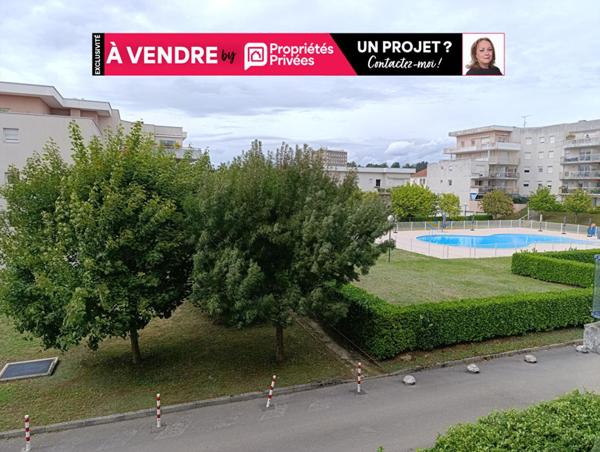 BESANCON Quartier Mallarmé - Appartement T 3 de 62 m2 environ, fonctionnel avec terrasse, cave et place stationnement couverte