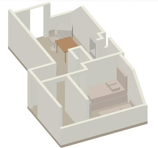 Appartement  2 pièce(s)