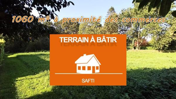 Terrain constructible au bourg dans quartier calme