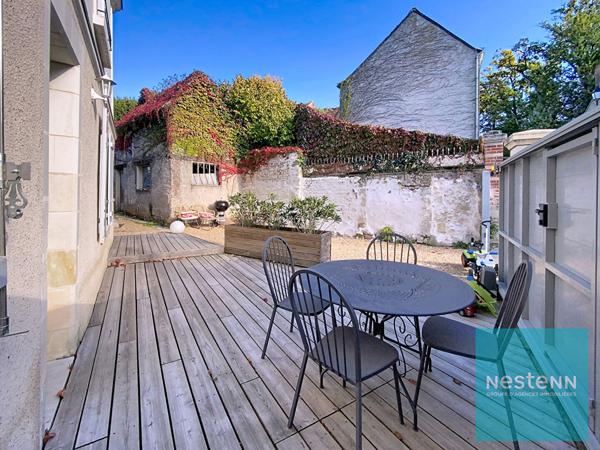 2 minutes d'Amboise, charmante maison ancienne à vendre, 3 chambres et jardin