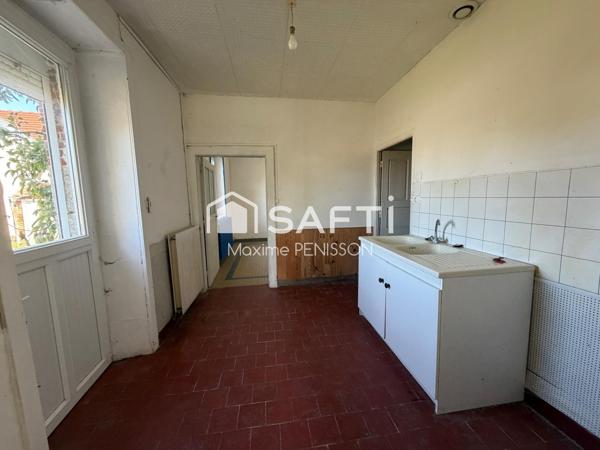 Maison de charme de 62 m² avec fort potentiel d'évolution