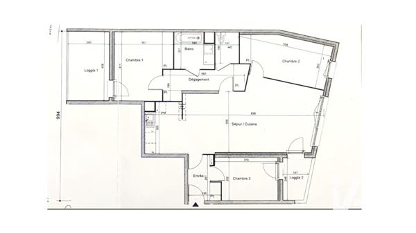 Appartement à vendre 4 pièces 92 m² Aubervilliers