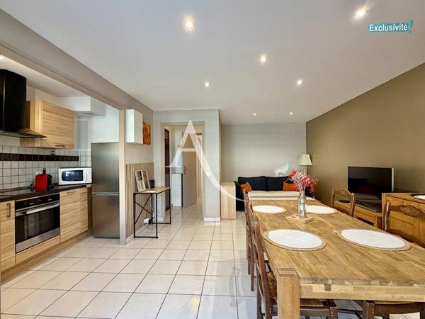 PALAVAS-LES-FLOTS - RIVE GAUCHE - BEAU T3 MEUBLÉ ET CLIMATISÉ de 55 m2 environ, avec loggia, au rez-de-chaussée