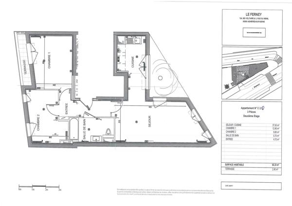 Location Appartement 3 pièces 60 m2 à Asnières-sur-Seine