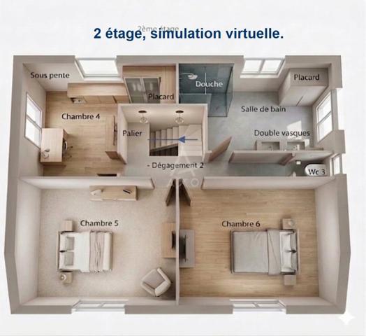 Une maison à l'état brut, un potentiel à l'état pur. entre Crozon et la plage du Porzic