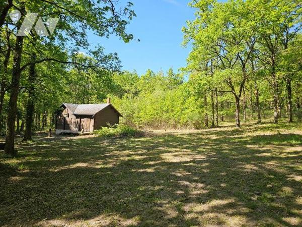 Dans un environnement boisé et paisible, découvrez cette propriété de loisirs d'environ 2 hecta...