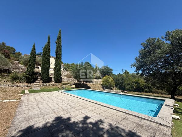 A VENDRE 83470 SAINT MAXIMIN LA SAINTE BAUME MAISON  TYPE 5 DE 147 M² SUR 2300 M² DE JARDIN PISCINE DOUBLE GARAGE ET STUDIO INDEPENDANT