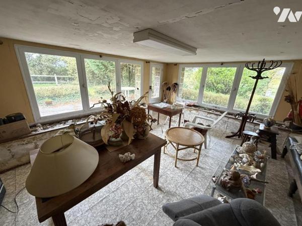 Maison avec grand terrain proche bourg de Portbail 