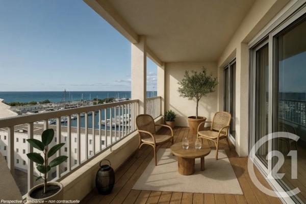 Appartement F3 à vendre  3 pièces - 70,50 m 2   LA GRANDE MOTTE  - 34