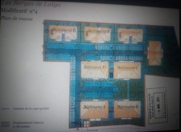 Place de parking aérien résidence "Les Berges de Laïga"