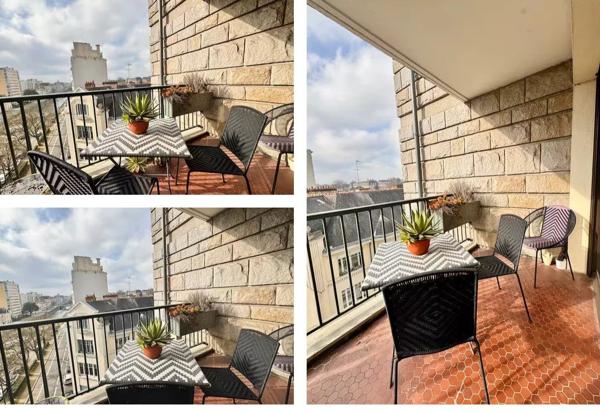 Appartement T3 – Quartier Saint-Hélier – 75 m² avec terrasse, vue dégagée