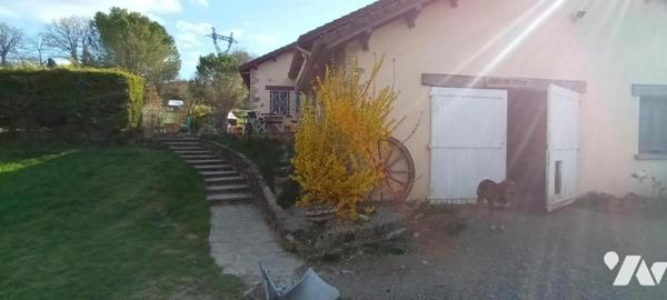 Maison avec piscine et grand terrain