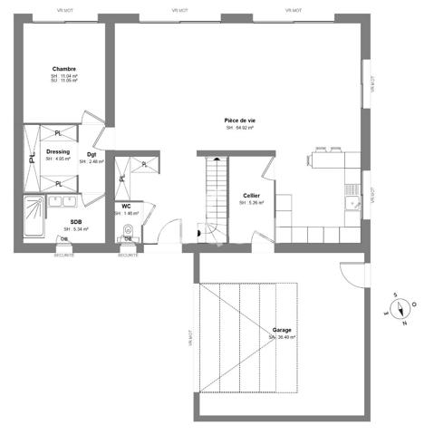 Terrain  constructible 1 281 m2