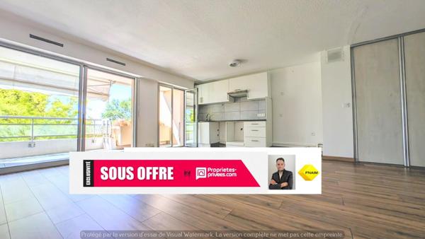 A SAISIR 3 PIECES 65 m² AVEC GARAGE. AVENUE DE LA ROUBINE : MER ET CENTRE VILLE A PIED