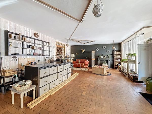 Maison de caractère & Local commercial - accès privatif au Blavet. 5 Chambres, 268m² - Inzinzac-Lochrist