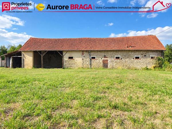 VIGNOUX-SUR-BARANGEON (18500) ANCIEN BÂTIMENT AGRICOLE D'ENVIRON 230 m² SUR UN TERRAIN DE 2 180 m²