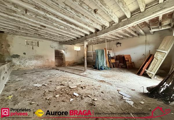 VIGNOUX-SUR-BARANGEON (18500) ANCIEN BÂTIMENT AGRICOLE D'ENVIRON 230 m² SUR UN TERRAIN DE 2 180 m²