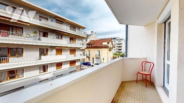 T2 50 m² avec 2 balcons – Calme – Ascenseur – Aix-les-Bains