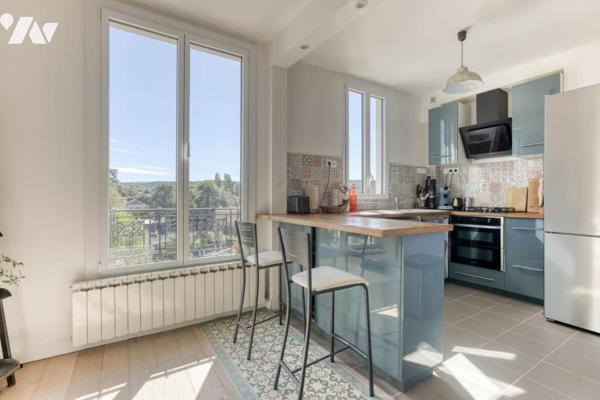 CHAVILLE – DUPLEX 5 PIÈCES – DERNIER ÉTAGE – 100 M² – 3 CHAMBRES – BOX