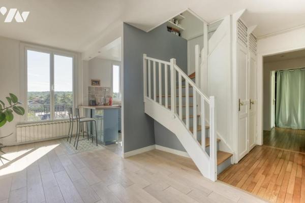 CHAVILLE – DUPLEX 5 PIÈCES – DERNIER ÉTAGE – 100 M² – 3 CHAMBRES – BOX