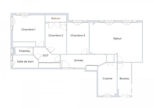Appartement à vendre 5 pièces 108,67 m² Issy-les-Moulineaux