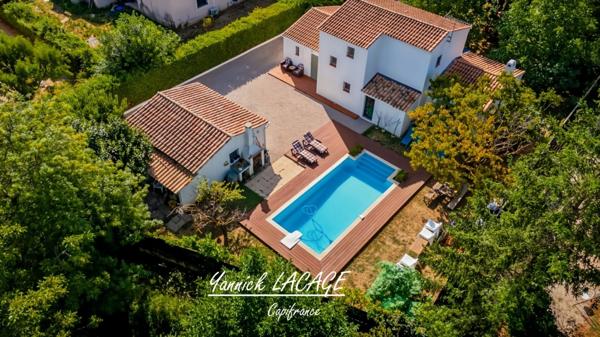 Propriété de charme avec piscine et dépendance – 156 m² – Terrain paysager 1 200 m² – Saint-Zacharie