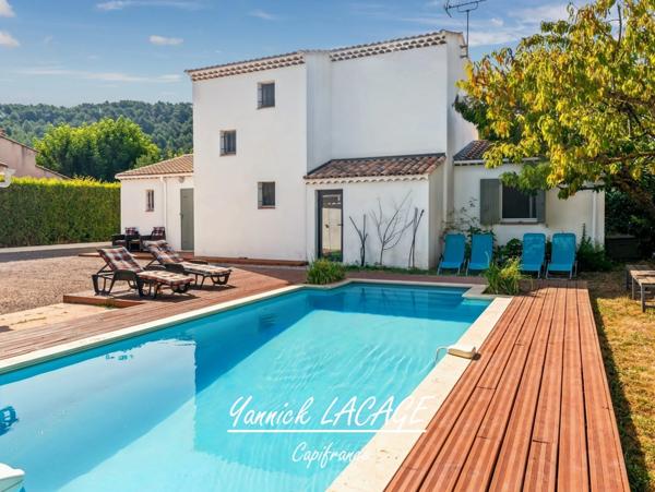 Propriété de charme avec piscine et dépendance – 156 m² – Terrain paysager 1 200 m² – Saint-Zacharie