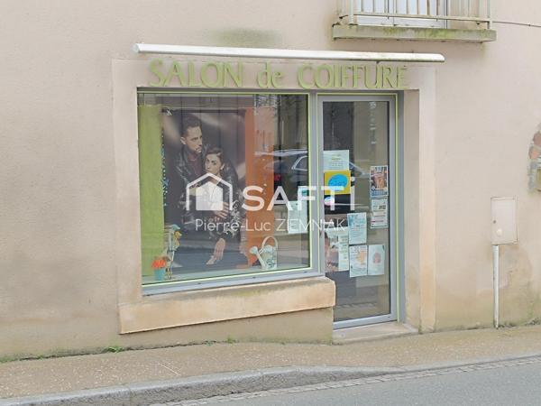 Fond de commerce salon de coiffure mixte.
