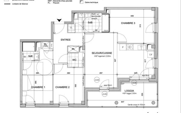 Appartement à vendre    4 pièces • 77,81 m2 Carquefou