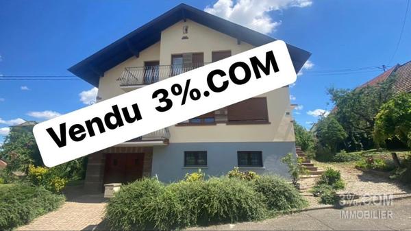 3%COM Grande maison 4 chambres avec jardin sur terrain de 9,26 ares Waltenheim-sur-Zorn (67670)