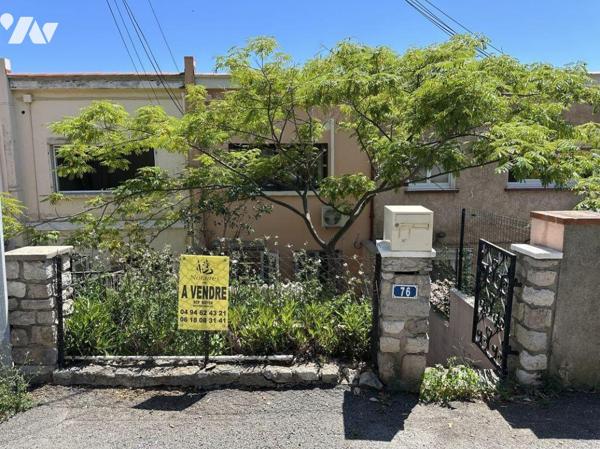 A VENDRE - TOULON (VAR) QUARTIER FARON - MAISON MITOYENNE T2 bis DE 53.35 M2 + GARAGE - VUE MER...