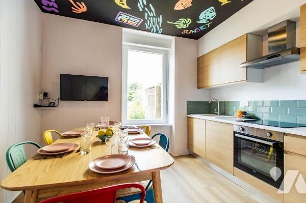 Ensemble immobilier composé de 6 chambres d'étudiants