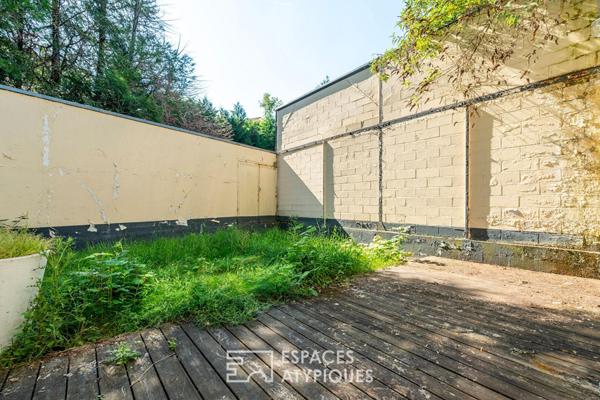 Loft en duplex avec jardin privatif en coeur de ville