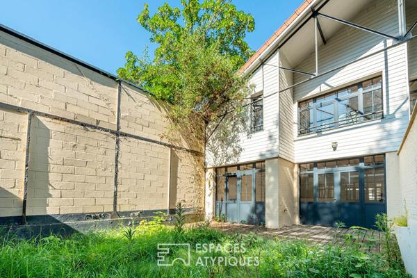 Loft en duplex avec jardin privatif en coeur de ville