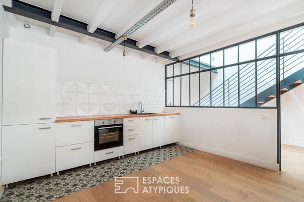 Loft en duplex avec jardin privatif en coeur de ville