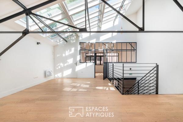 Loft en duplex avec jardin privatif en coeur de ville