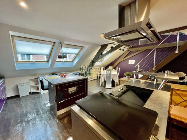Mulhouse centre ville – Duplex au dernier étage – 2 chambres