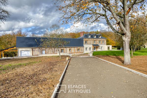 Maison normande rénovée dans un parc de 2 hectares