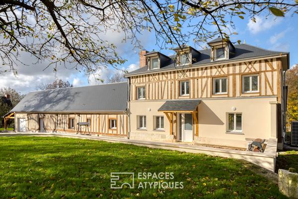 Maison normande rénovée dans un parc de 2 hectares