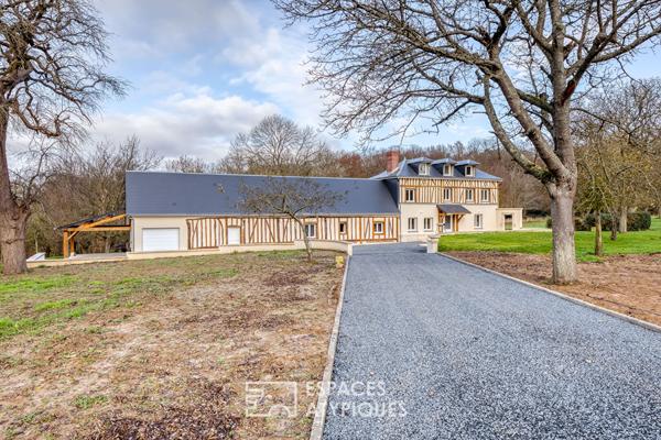 Maison normande rénovée dans un parc de 2 hectares