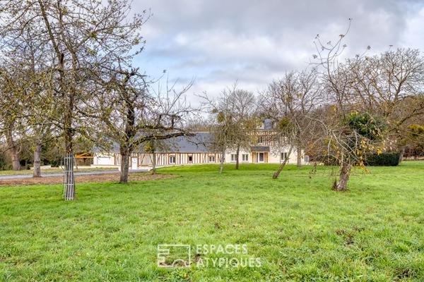 Maison normande rénovée dans un parc de 2 hectares