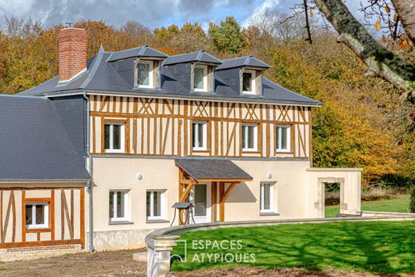 Maison normande rénovée dans un parc de 2 hectares