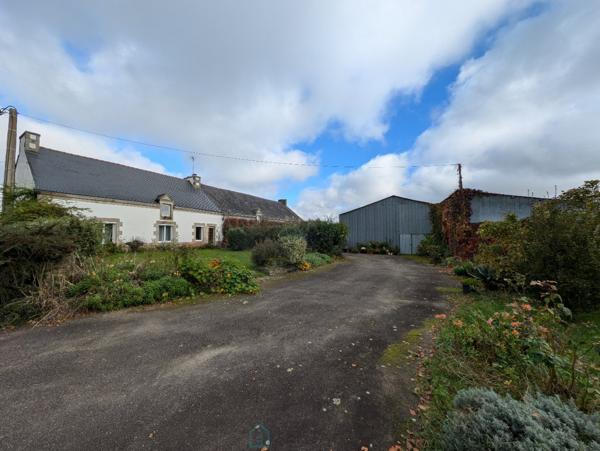 Maison en pierre avec dépendances, hangars, 5000 m2 de terrain