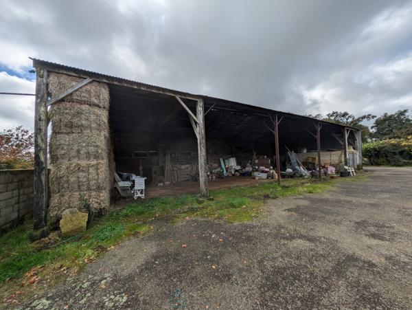 Maison en pierre avec dépendances, hangars, 5000 m2 de terrain