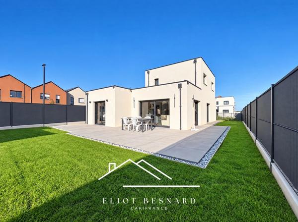 MAISON CONTEMPORAINE DE 2024 – VIE DE PLAIN-PIED – 3 CHAMBRES – GARAGE – GIBERVILLE